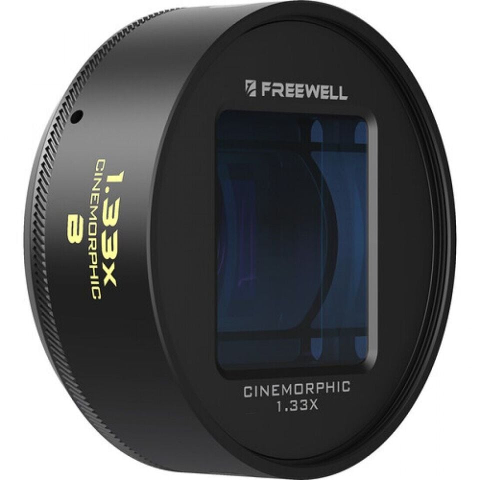 Freewell SHERPA 17mm mount 1.33x Anamorphic Lens With Blue Flare