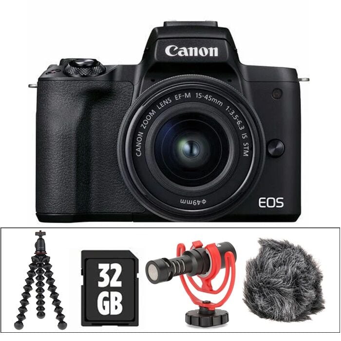 Canon EOS M50 Mark II Vlogger Kit