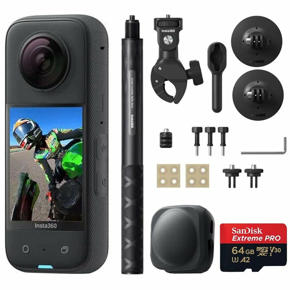 Insta360 X3 360 Derece Kamera Motorsiklet Kiti