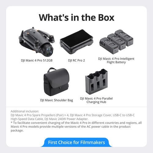 DJI Mavic 4 Pro Drone 512GB Creator Combo