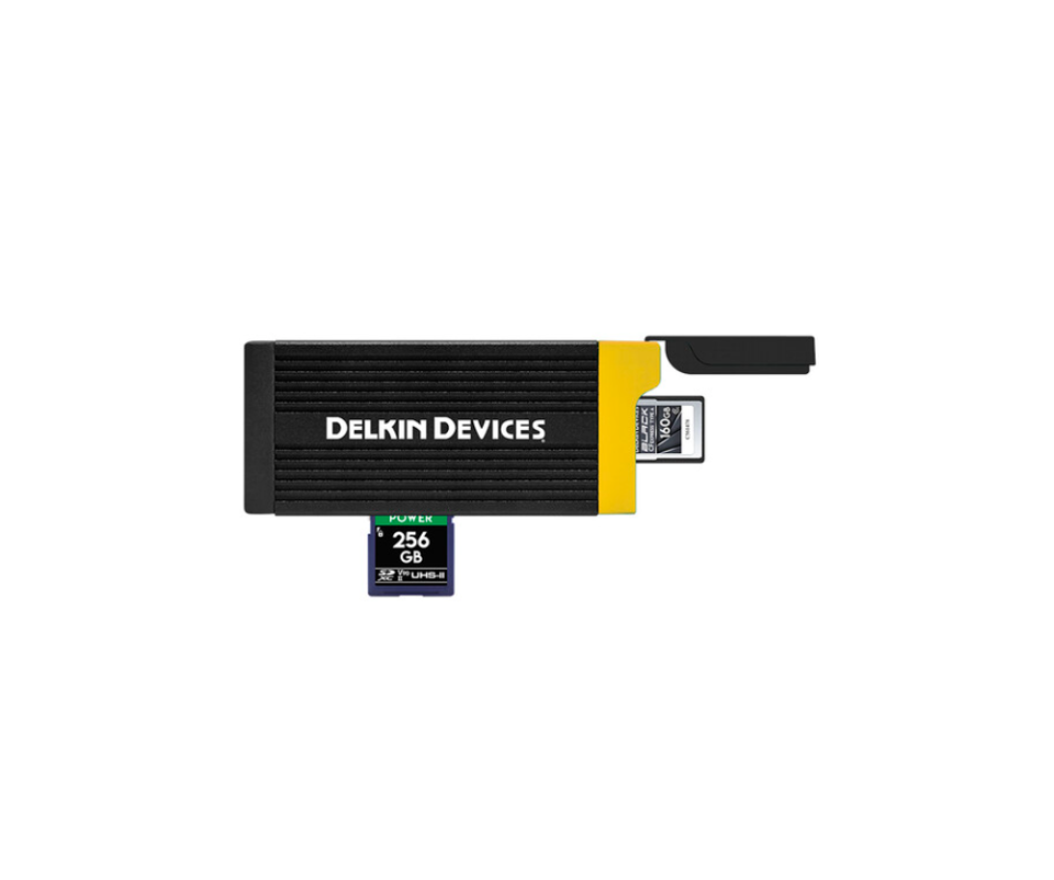Delkin Devices CFexpress Type A & UHS-II SDXC Hafıza Kartı Okuyucu