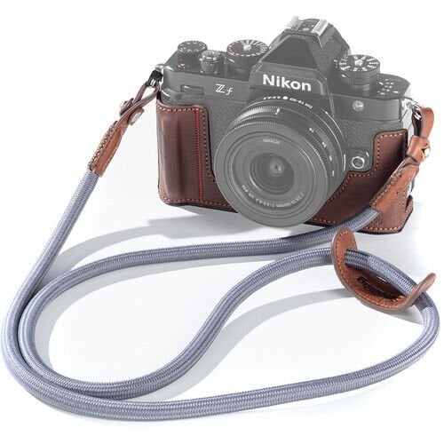 SmallRig Nikon ZF için Deri Yarım Kılıf Seti (Kahverengi)