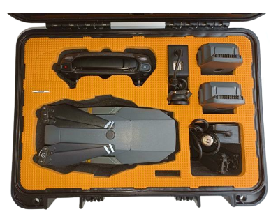 Clascase C07 DJI Mavic Serisi Portatif Hardcase Drone Çantası (Mini/Mini SE/Mini 2/Air/Pro/Air 2/2S/ 2 Pro/Zoom)