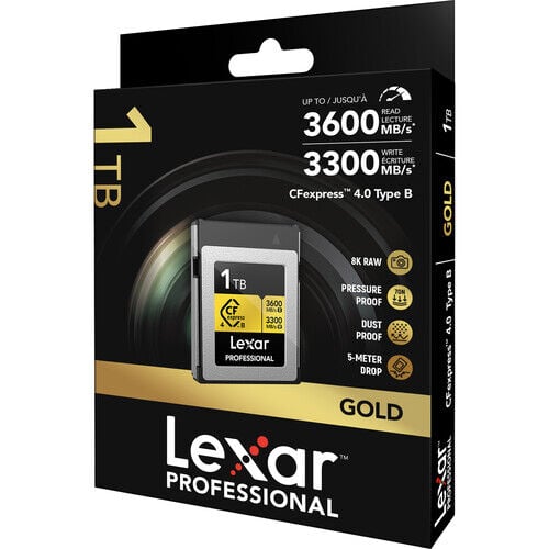 Lexar 1TB Professional CFexpress Type B Gold