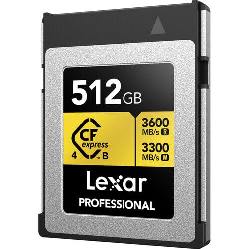 Lexar 512GB Professional CFexpress Type B Gold
