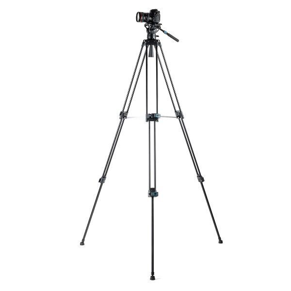 Fotopro DV-3 Karbonfiber Video Tripod Kit