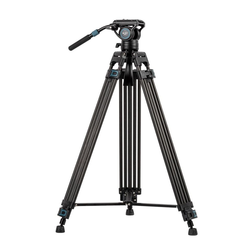 Fotopro DV-3 Karbonfiber Video Tripod Kit