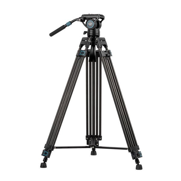 Fotopro DV-3 Karbonfiber Video Tripod Kit