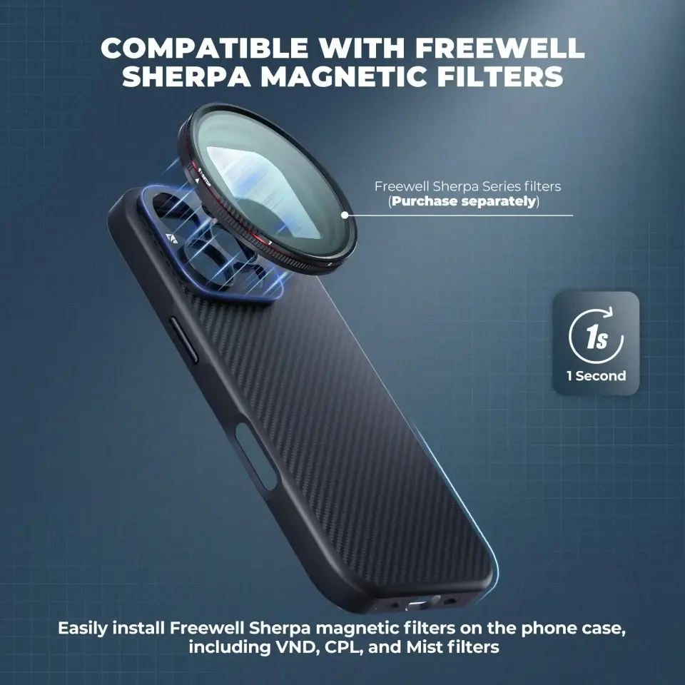 Freewell Pro Filmmaker iPhone Case  IPHONE 16 PRO MAX - 17MM MOUNT