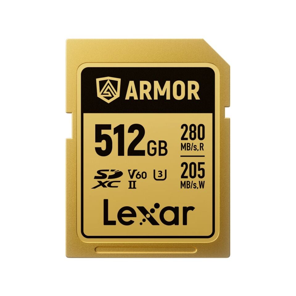 Lexar 512GB ARMOR GOLD UHS-II SDXC Hafıza Kartı