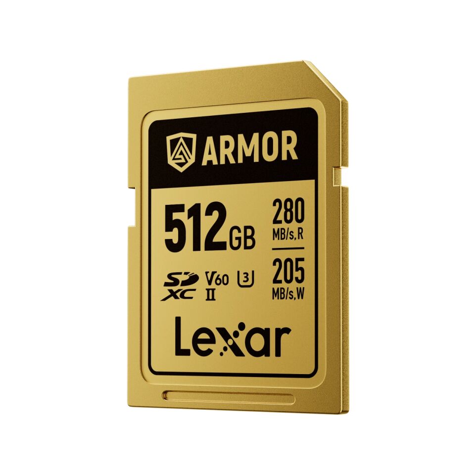 Lexar 512GB ARMOR GOLD UHS-II SDXC Hafıza Kartı