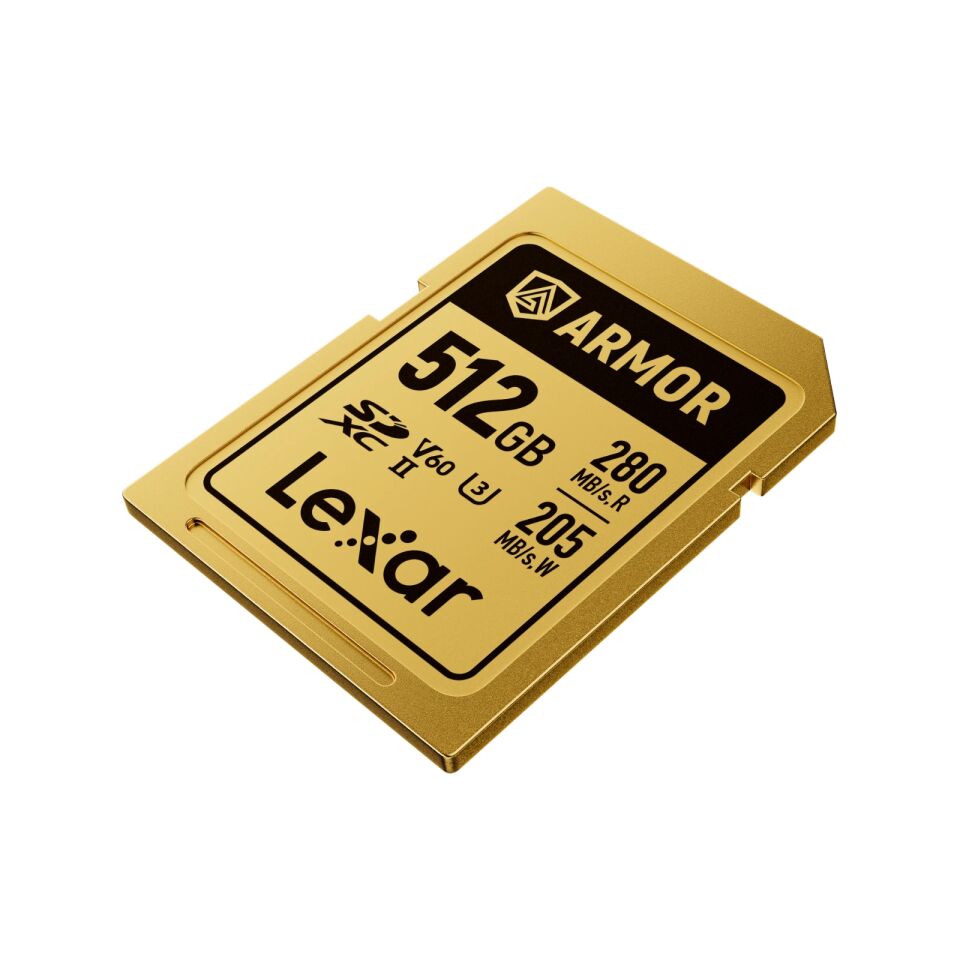 Lexar 512GB ARMOR GOLD UHS-II SDXC Hafıza Kartı