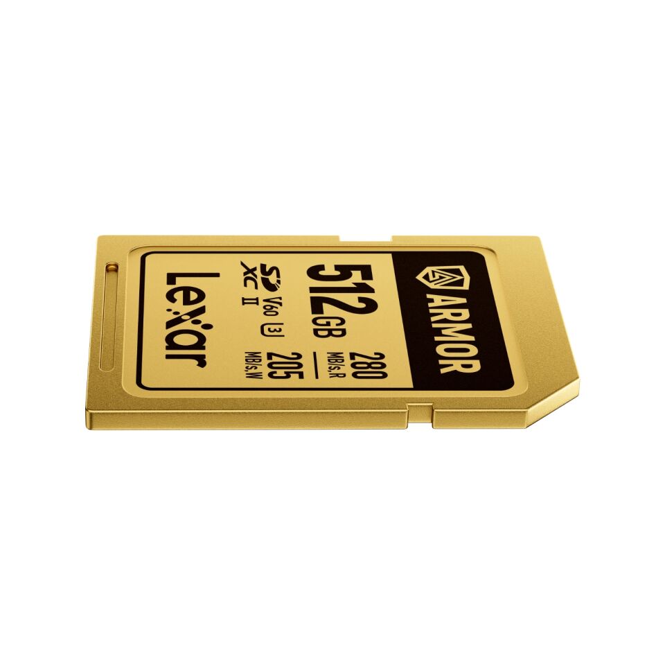 Lexar 512GB ARMOR GOLD UHS-II SDXC Hafıza Kartı