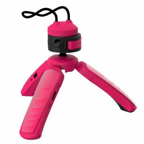 Fotopro X-POD Power Bankli Mini Tripod (Pembe)