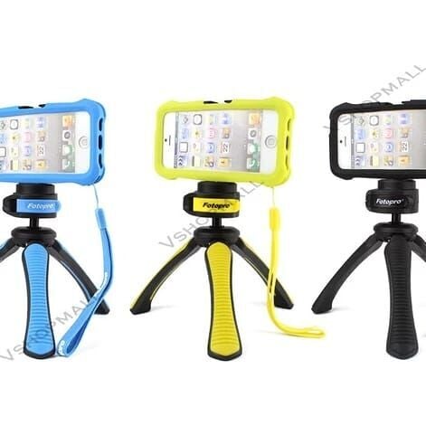 Fotopro X-POD Power Bankli Mini Tripod (Pembe)
