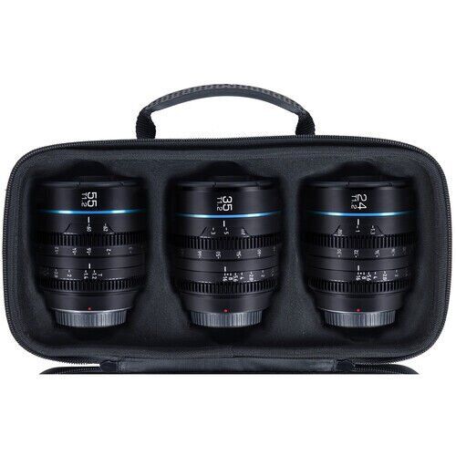 Sirui Night Walker T1.2 S35 Sony E Mount Cine Prime 3'lü Lens Kit