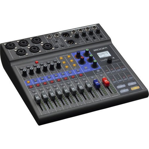 Zoom LiveTrak L-8 8-Kanal Dijital Mikser Recorder