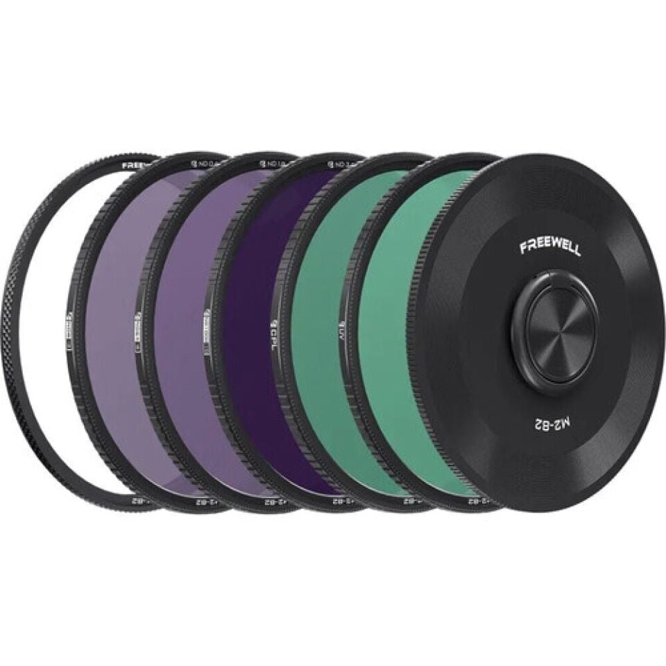Freewell M2 MAGNETIC QUICK SWAP 5-PACK FILTER ND8, ND64, ND1000, CPL, AND UV 82MM