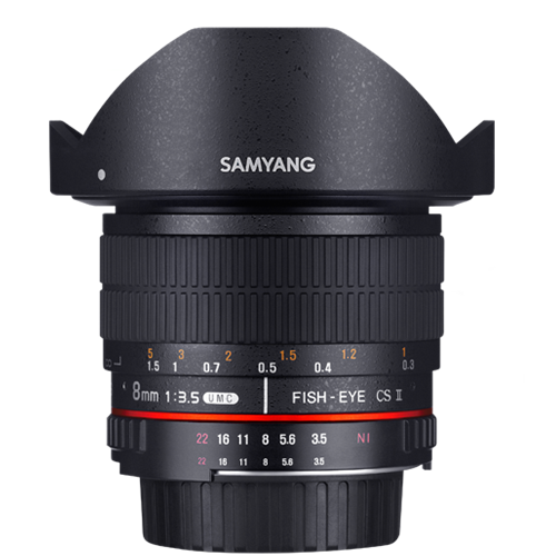 Samyang 8mm F/3.5 UMC Fish-Eye CS II (Pentax)