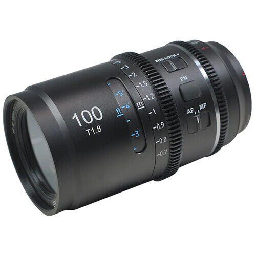 Sirui Astra Series AF 100mm T1.8 1.33x Full Frame Blue Flares Anamorphic Nikon Z Mount Lens