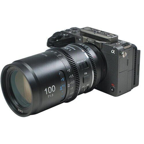 Sirui Astra Series AF 100mm T1.8 1.33x Full Frame Blue Flares Anamorphic Nikon Z Mount Lens