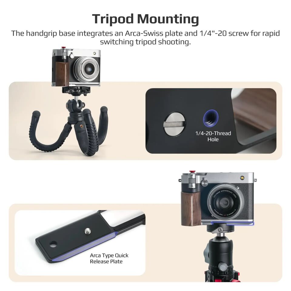 Freewell Fuji GFX100RF L Bracket Premium Grip