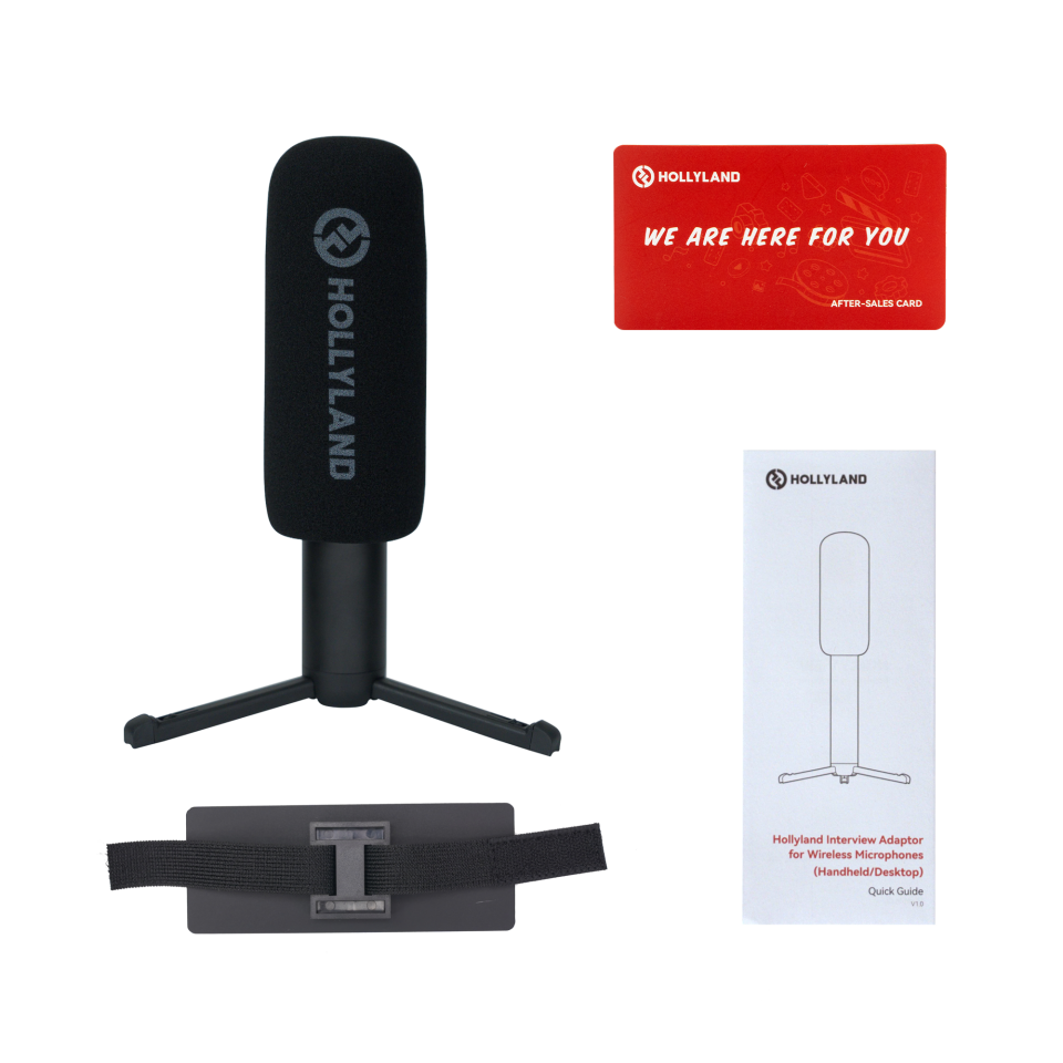 Hollyland Kablosuz Mikrofon Röportaj Adaptörü