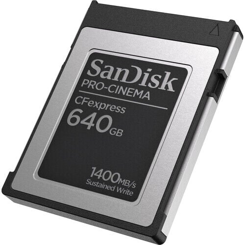 SanDisk 640GB PRO-CINEMA CFexpress Type B Hafıza Kartı
