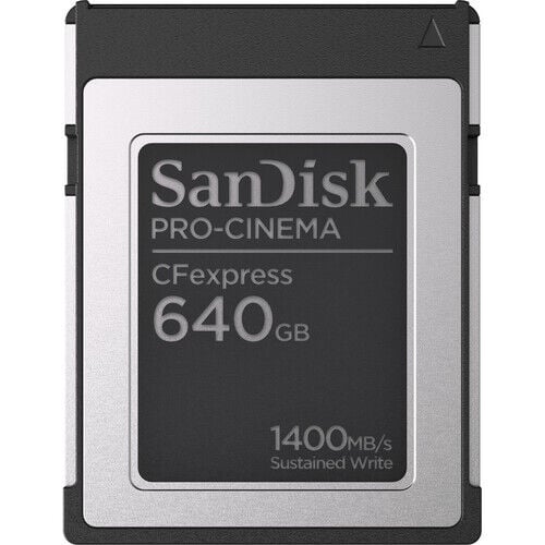 SanDisk 640GB PRO-CINEMA CFexpress Type B Hafıza Kartı