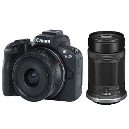 Canon EOS R50 RF-S 18-45mm + 55-210mm Lens Kit