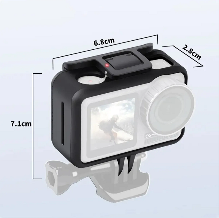 Oem Marka DJI Osmo Action 3 için Plastik Kafes