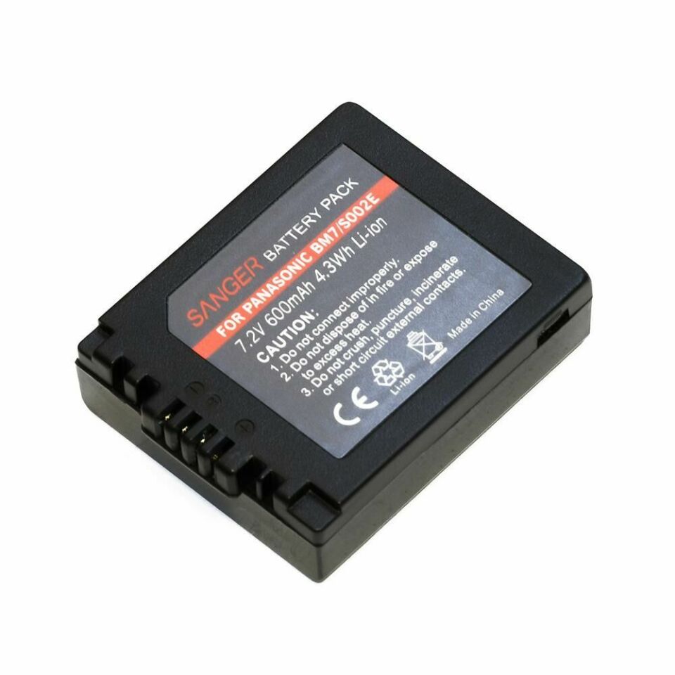 Sanger S002E Panasonic Fotoğraf Makinesi Batarya Pil