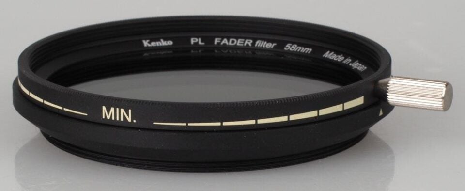 Kenko 58mm PL Fader ND3 ND400 Variable ND Filtre