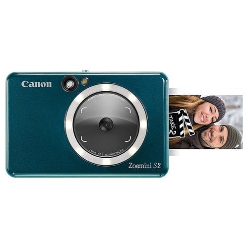 Canon Zoemini S2 Şipşak Fotoğraf Makinesi (Dark Teal)