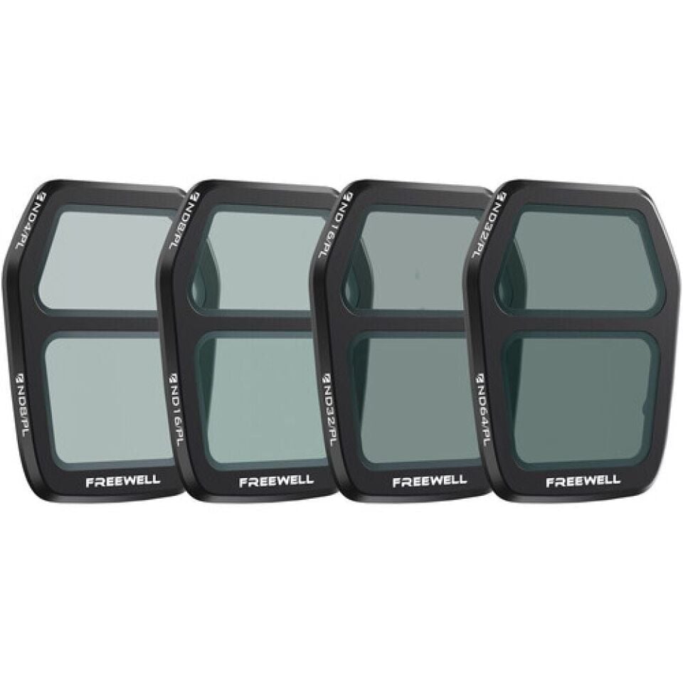 Freewell DJI Air 3S Filters Split ND/PL 4Pack