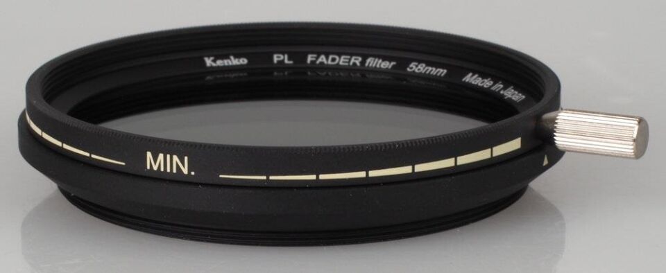 Kenko 82mm PL Fader ND3 ND400 Variable ND Filtre