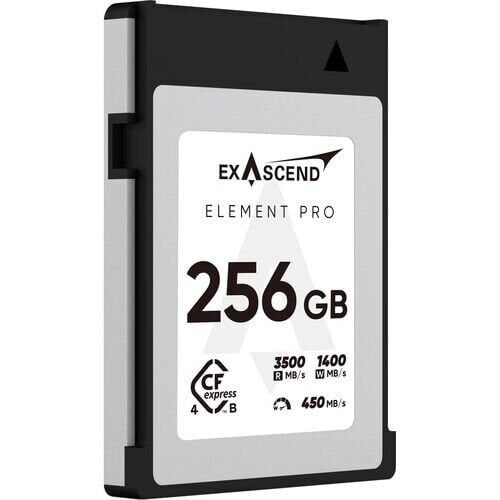 Exascend 256GB Element Pro CFexpress 4.0 Type B Hafıza Kartı 3500 Mb/S Okuma  - 1400 Mb/s Yazma Hızı