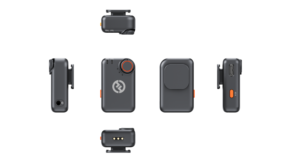 Hollyland Lark M2S Ultimate Combo İkili Kablosuz Mikrofon Sistemi - Siyah