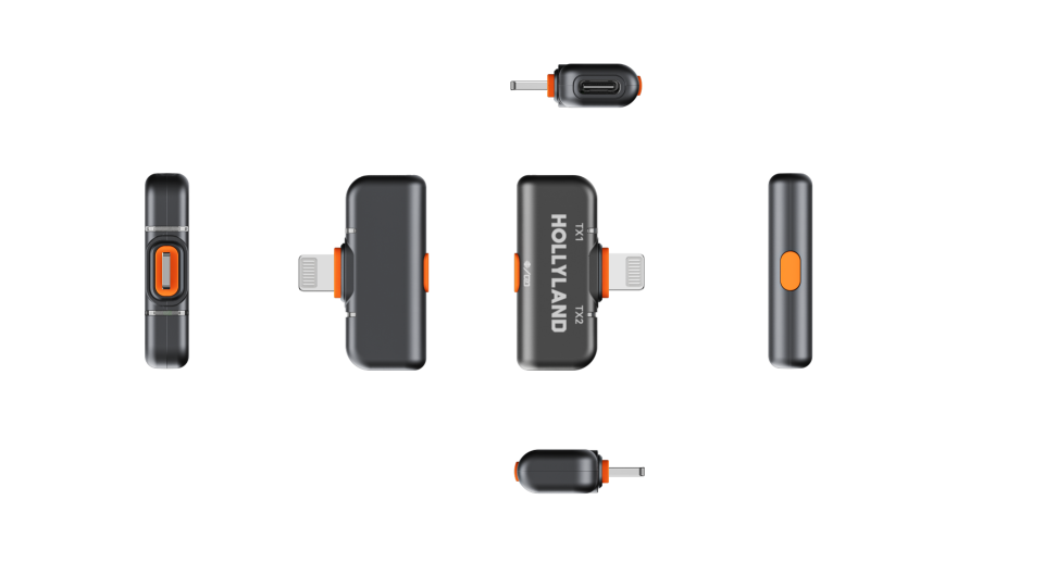 Hollyland Lark M2S Ultimate Combo İkili Kablosuz Mikrofon Sistemi - Siyah