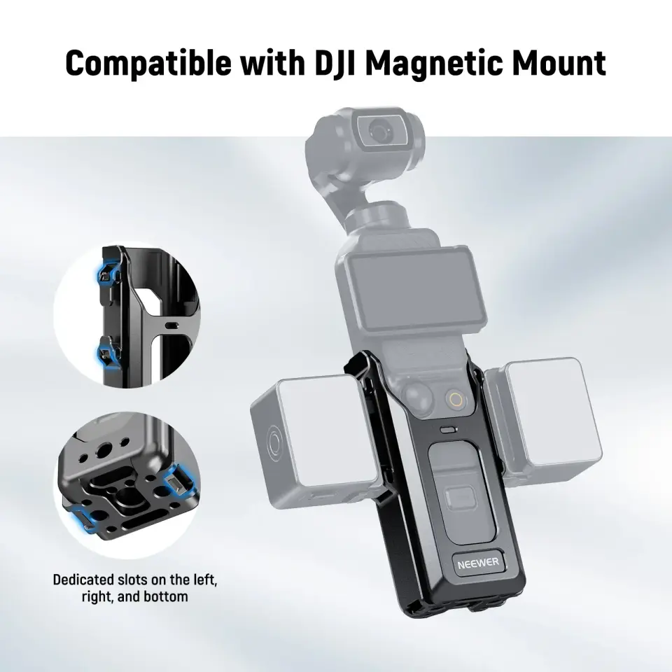 NEEWER AC029 DJI Osmo Pocket 3 İçin Manyetik Koruma Kafesi