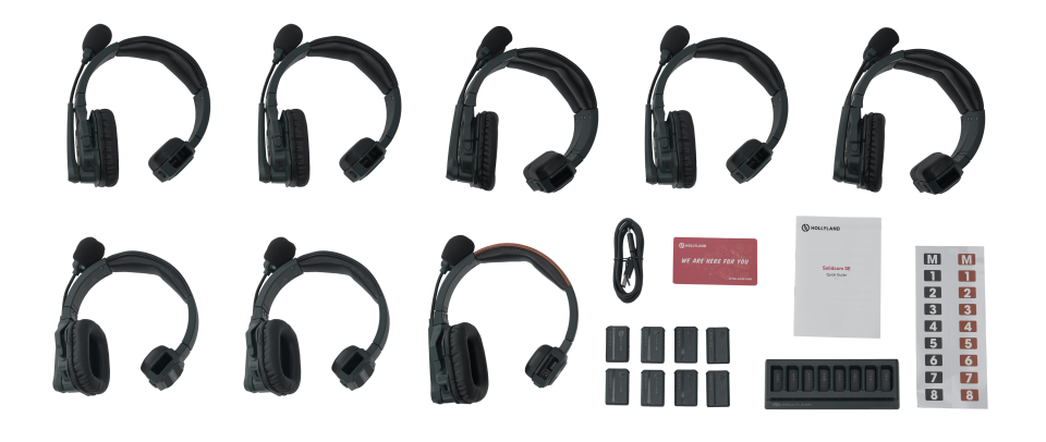 Hollyland Solidcom SE-8S Kablosuz Intercom Sistemi Standart Version (8 Kullanıcı)