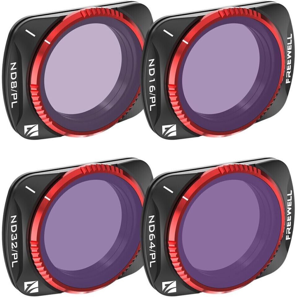 Freewell DJI Osmo Pocket 3 Filters Bright Day 4Pack
