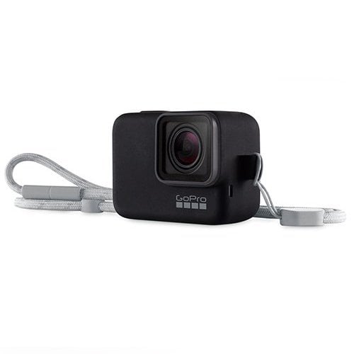 GoPro Kılıf + Bileklik + Boyunluk (Siyah) (Hero 5-6-7)