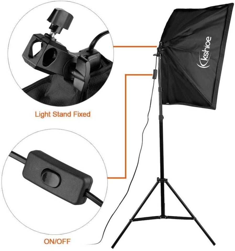 OEM Marka 50x70 2'li Softbox Video Çekim Işığı (Ampul Dahil Değildir)