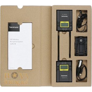 Saramonic UwMic9 TX9+RX9 Kablosuz Yaka Mikrofonu