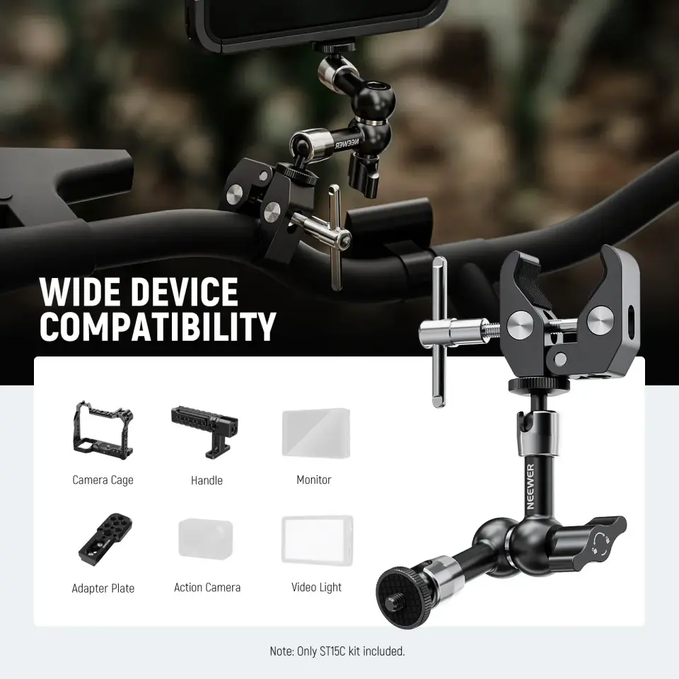 NEEWER ST15C Profesyonel Ayarlanabilir Magic Arm