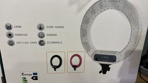 Lifei LF-R480C Ring Led Işık (Siyah) 48W