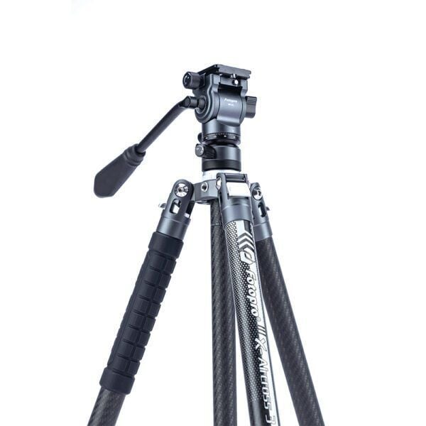 Fotopro X-Aircross 3 Karbon Fiber Video Tripodu (Kırmızı)
