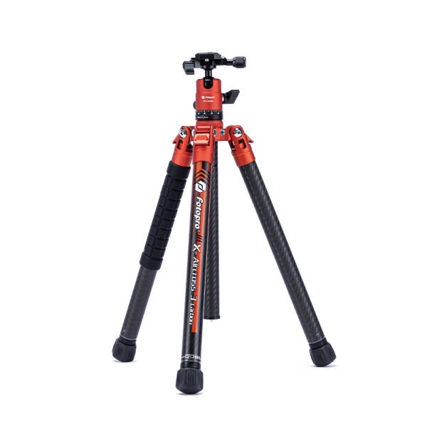 Fotopro X-Aircross 3 Karbon Fiber Video Tripodu (Kırmızı)