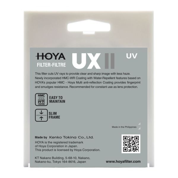 Hoya 46mm UX II UV Filtre